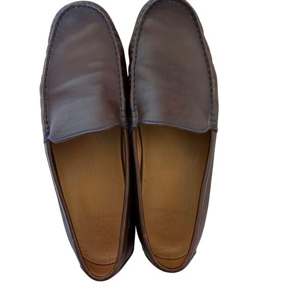 Austen Heller Brown Leather Driving Loafers Men’s 10 Portugal Oldmoney Preppy main image 6